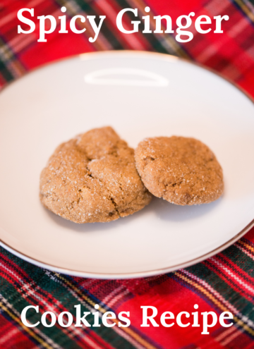 spicy ginger cookies recipe